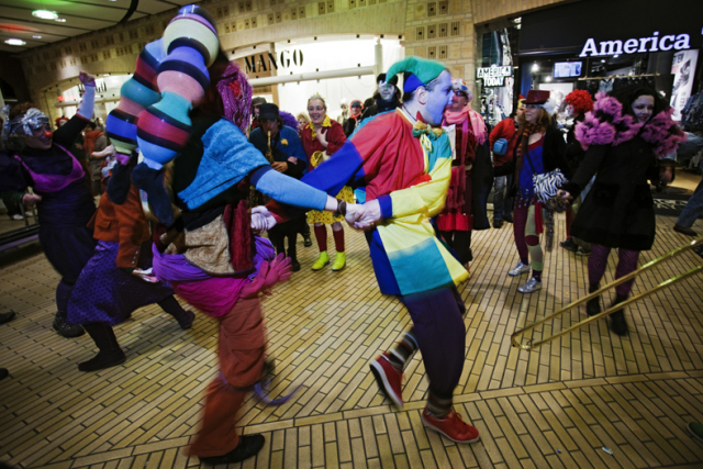 April 1st 2010: Fools took over the streets of Amsterdam on April Fool's Day.